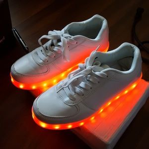 PRICE DROP!!  Size 8 LED color changing shoes!!